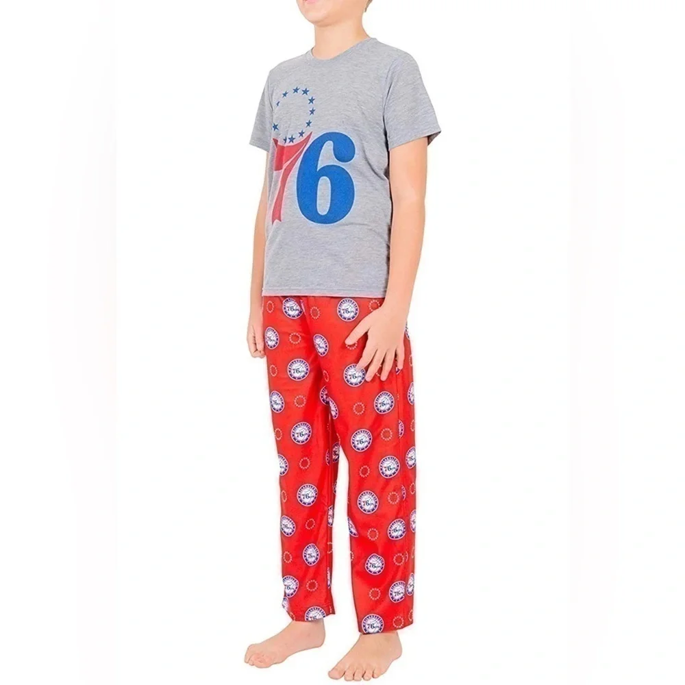 Ultra Game NBA Boy's 2 Piece PJs Lounge Pants & Tee Set Boys Size M (8)